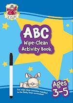 New ABC Wipe-Clean Activity Book for Ages 3-5 (with pen)