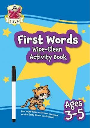 New First Words Wipe-Clean Activity Book for Ages 3-5 (with pen)