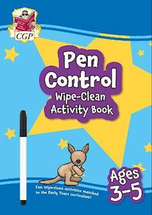 New Pen Control Wipe-Clean Activity Book for Ages 3-5 (with pen)