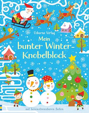 Mein bunter Winter-Knobelblock