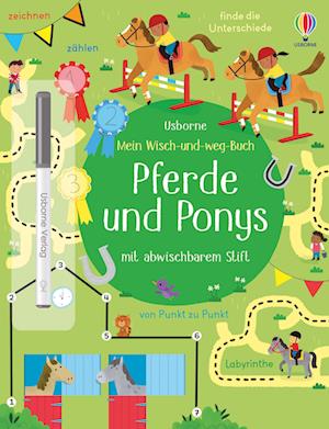 Mein Wisch-und-weg-Buch: Pferde und Ponys