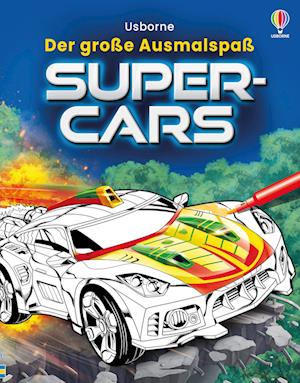 Der große Ausmalspaß: Supercars