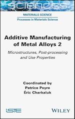 Additive Manufacturing of Metal Alloys 2