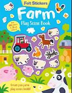 Felt Stickers Farm Play Scene Book