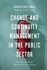 Change and Continuity Management in the Public Sector