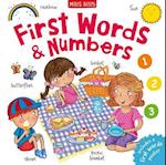 First Words and Numbers