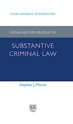 Advanced Introduction to Substantive Criminal Law