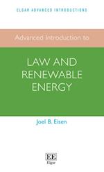Advanced Introduction to Law and Renewable Energy