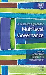 Research Agenda for Multilevel Governance