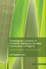 Theological Content of the Christian Religious Studies Curriculum in Nigeria
