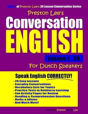 Preston Lee's Conversation English for Dutch Speakers Lesson 1 - 20