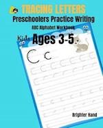 Tracing Letter Preschoolers*practice Writing*abc Alphabet Workbook*kids Ages 3-5