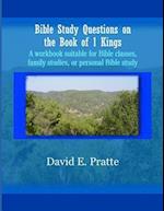 Bible Study Questions on the Book of 1 Kings: A workbook suitable for Bible classes, family studies, or personal Bible study 