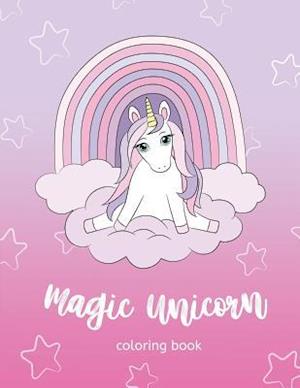 Magic Unicorn Coloring Book