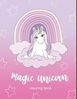 Magic Unicorn Coloring Book