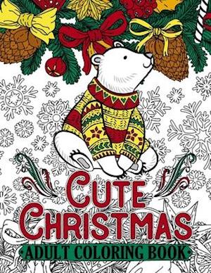 Cute Christmas Adult Coloring Book