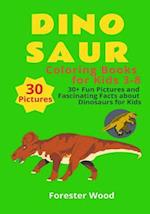 Dinosaur Coloring Books for Kids 3-8