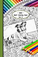 Dogs Adult Coloring Book Vol 2