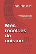 Mes recettes de cuisine