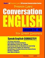 Preston Lee's Conversation English for Greek Speakers Lesson 21 - 40