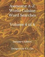 Awesome A-Z World Cuisine Word Searches