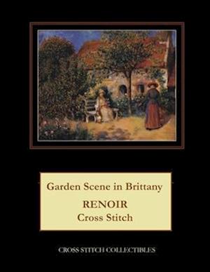 Garden Scene in Brittany: Renoir Cross Stitch Pattern