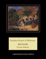 Garden Scene in Brittany: Renoir Cross Stitch Pattern 