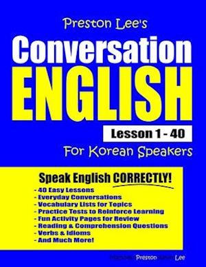 Preston Lee's Conversation English for Korean Speakers Lesson 1 - 40