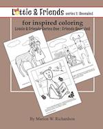 Lottie & Friends Series One: Friends Revealed for Inspired Coloring: Coloring Book 