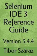 Selenium Ide 3 Reference Guide