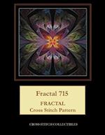 Fractal 715: Fractal Cross Stitch Pattern 