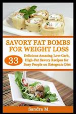 Savory Fat Bombs for Weight Loss
