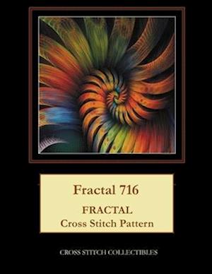 Fractal 716: Fractal Cross Stitch Pattern