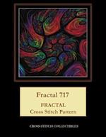 Fractal 717: Fractal Cross Stitch Pattern 