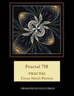 Fractal 718: Fractal Cross Stitch Pattern 