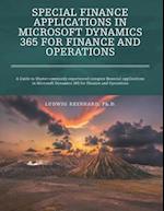 Special Finance Applications in Microsoft Dynamics 365 for Finance and Operations