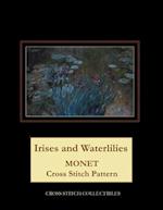 Irises and Waterlilies: Monet Cross Stitch Pattern 