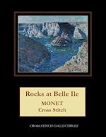 Rocks at Belle Ile: Monet Cross Stitch Pattern 