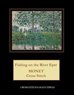 Fishing on the River Epte: Monet Cross Stitch Pattern 