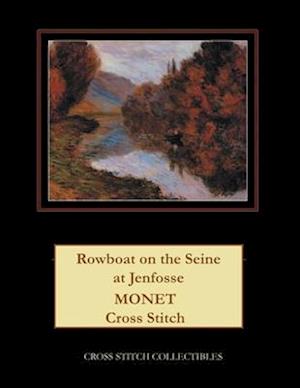 Rowboat on the Seine at Jenfosse: Monet Cross Stitch Pattern