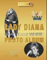 Lady Diana Black and White Photo Album