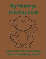My Monkeys Coloring Book