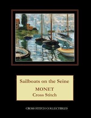 Sailboats on the Seine: Monet Cross Stitch Pattern