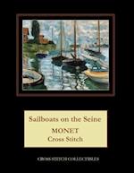 Sailboats on the Seine: Monet Cross Stitch Pattern 