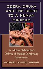Odera Oruka and the Right to a Human Minimum