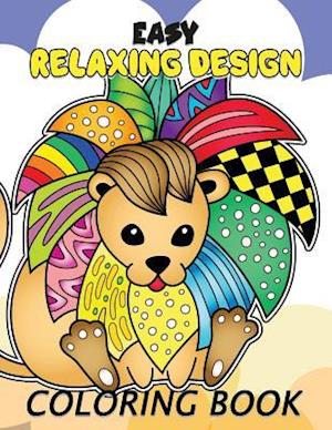 Easy Relaxing Design Coloring Book