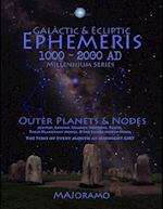 Galactic & Ecliptic Ephemeris 1000 - 2000 Ad