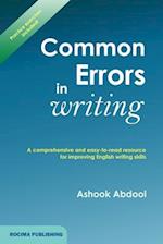 Common Errors in Writing