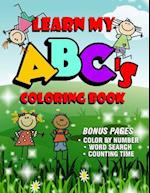 Learn My Abc's Coloring Book