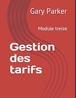 Gestion Des Tarifs